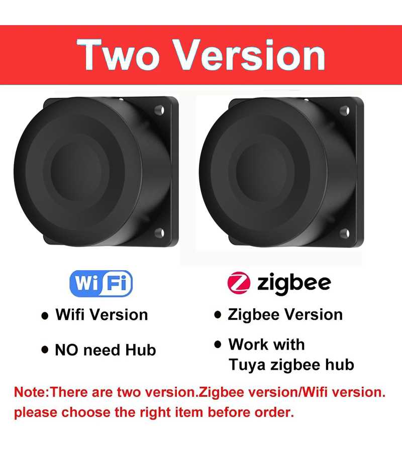 Фотография №1 товара Датчик уровня жидкости Zigbee или WiFi Tuya, ультразвуковой, 433 МГц,
