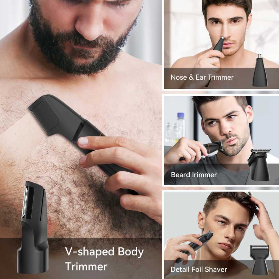 Фотография №3 товара MAXGROOM 4 в 1 триммер для волос на теле для