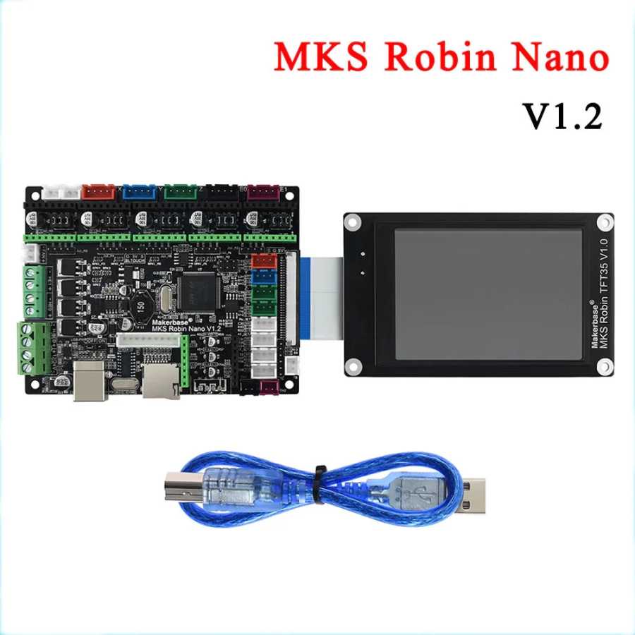 Фотография №2 товара Материнская плата MAKERBASE MKS Robin Nano V3, плата управления 3D-принтером,