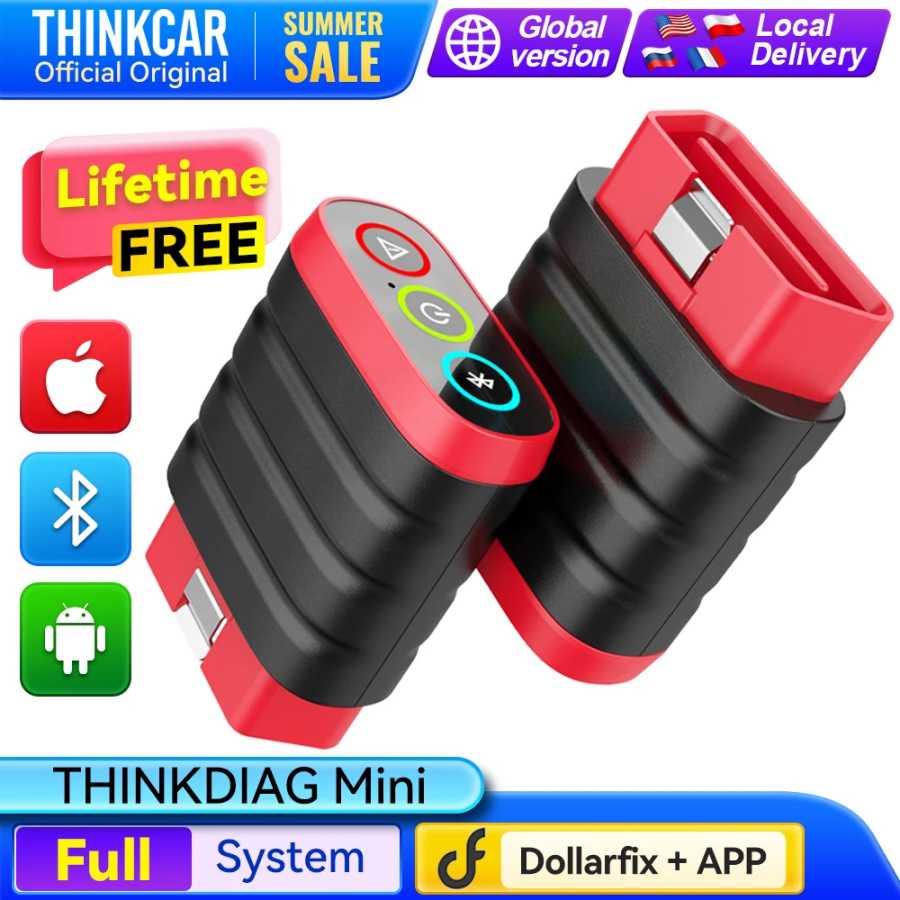 THINKCAR THINKDIAG MINI автоматический сканер OBD2 полная диагностика систем всех автомобилей пожизненная бесплатная автомобильная диагностика инструменты сканирования Инструмент для ремонта автомобилей
