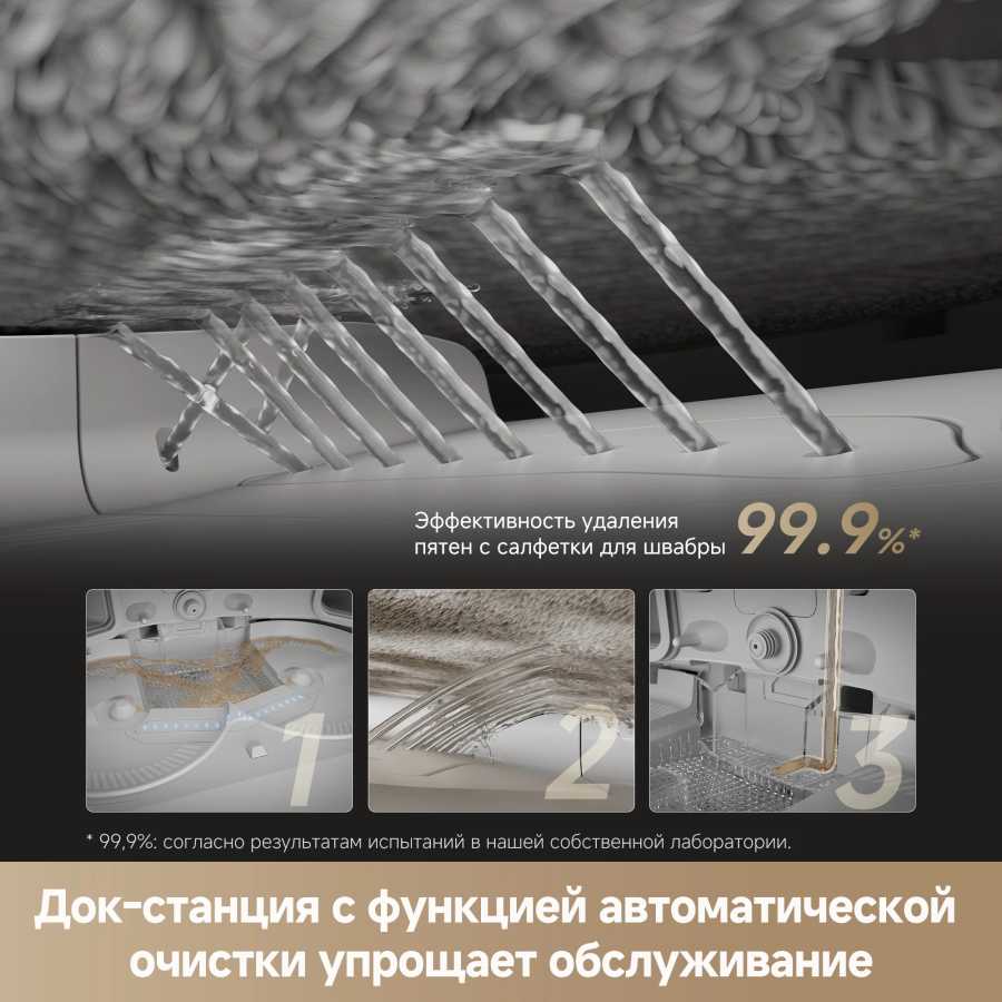 Фотография №4 товара Dreame L50 ULTRA робот пылесос моющий со станцией самоочистки