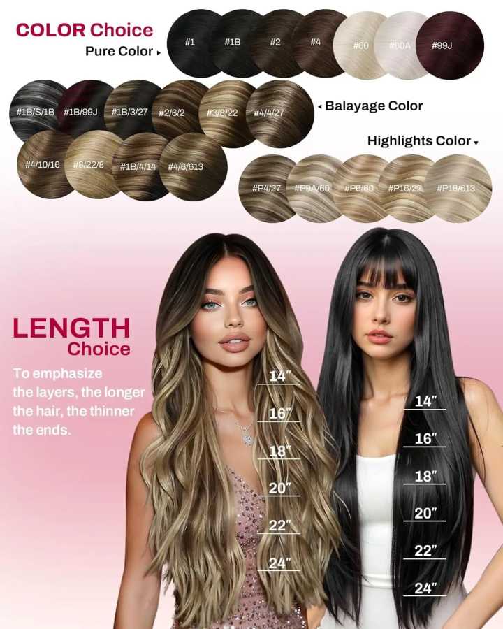 Фотография №3 товара Горячая распродажа Moresoo Clip in Hair Extensions Натуральные натуральные волосы
