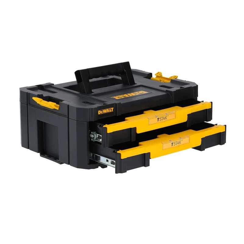 Фотография №4 товара Набор комбинированных ящиков для хранения DEWALT DWST83395-1 TSTAK с двойными