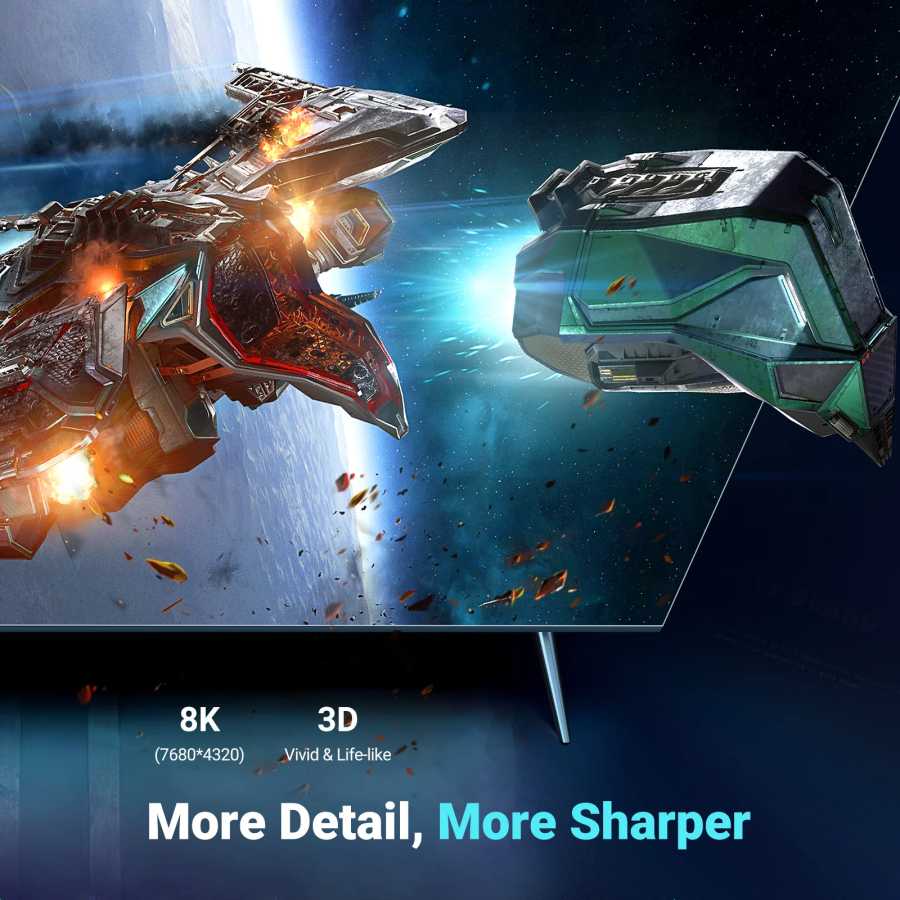 Фотография №1 товара UGREEN HDMI-совместимый кабель 8K/60Hz видео кабели для ТВ Xiaomi Box