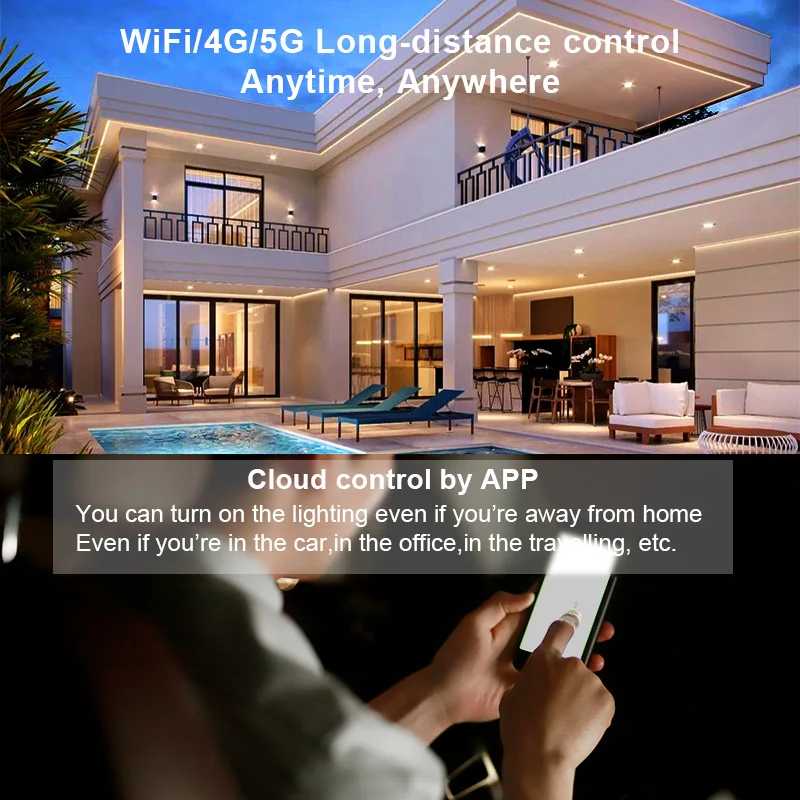 Фотография №2 товара Умный контроллер Wi-Fi Tuya Alexa Google Home, Одноцветный диммер CCT