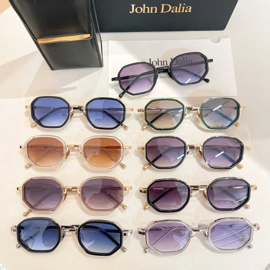 Солнцезащитные очки JOHN DALIA JD Keaton Square унисекс, для вождения, с антибликовым покрытием, роскошные, модные, с градиентным дизайном, в комплекте с коробкой Очки и аксессуары