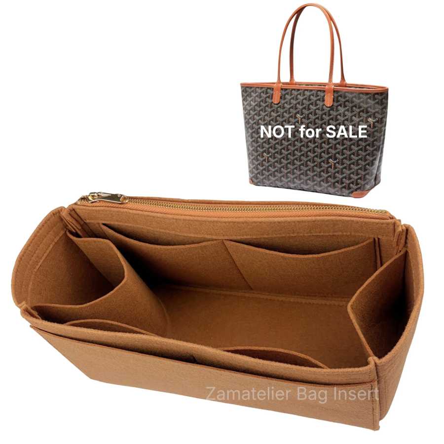 Органайзер для сумок Goyard Artois PM/MM/GM, войлочный вкладыш для сумки-тоут с держателем для бутылки и формообразующим основанием Сумка-органайзер