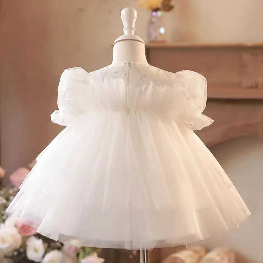 Фотография №4 товара Dreamy Vow D089 Очаровательное тюлевое платье с круглым вырезом и