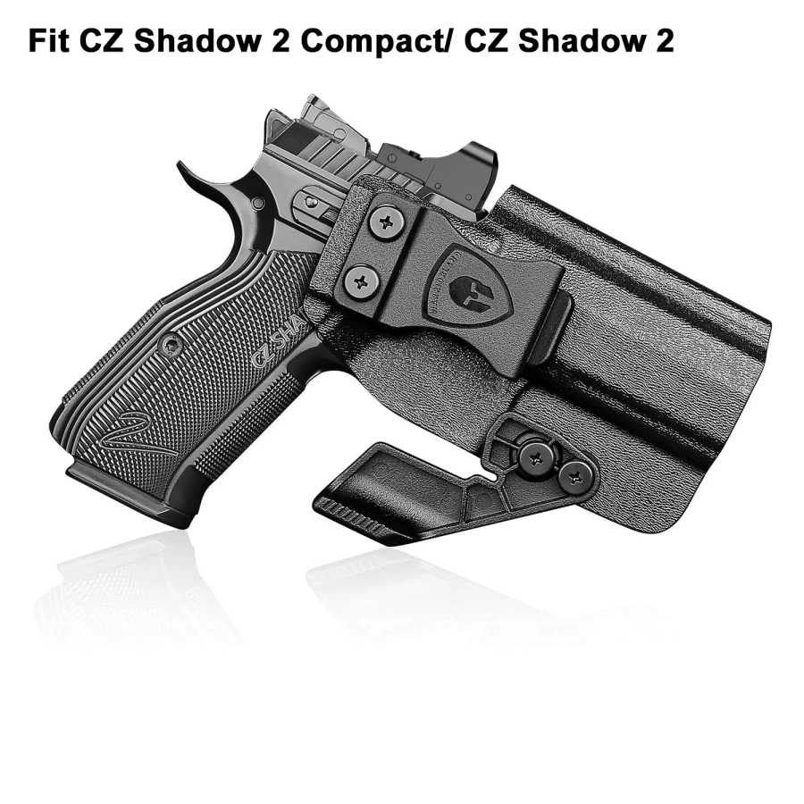 Подходит для CZ Shadow 2 Compact/CZ Shadow 2, правая кобура IWB Kydex, коготь, внутренний пояс для скрытия переноски, монтажный прицел, звук блокировки щелчка Охота