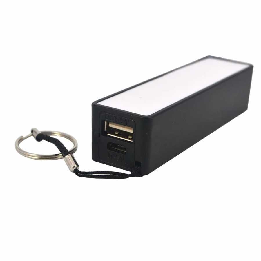 USB портативный внешний аккумулятор с цепочкой для ключей 2600 мАч, внешний аккумулятор, чехол, зарядное устройство 18650, без батареи Аксессуары и запчасти