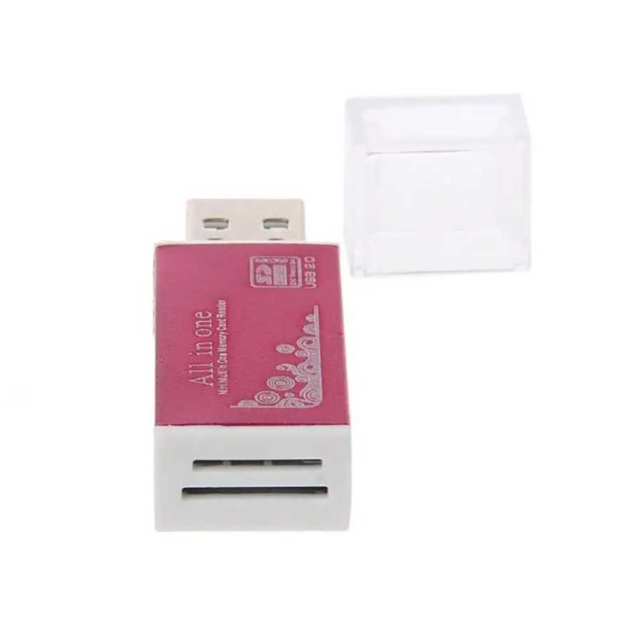 2021 быстрый USB 2 0 Многофункциональный кардридер для SD/SDHC TF MS M2 Хранение данных