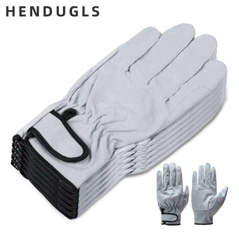 HENDUGLS 5 шт. бренд горячая распродажа износостойкие рабочие перчатки ультратонкие из микрофибры кожаные защитные перчатки оптовая продажа Бесплатная доставка 320 Аварийные средства безопасности