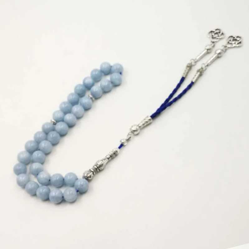 Фотография №4 товара Tasbih женские браслеты с камнями и аквамаринами Мисбаха, специальный подарок