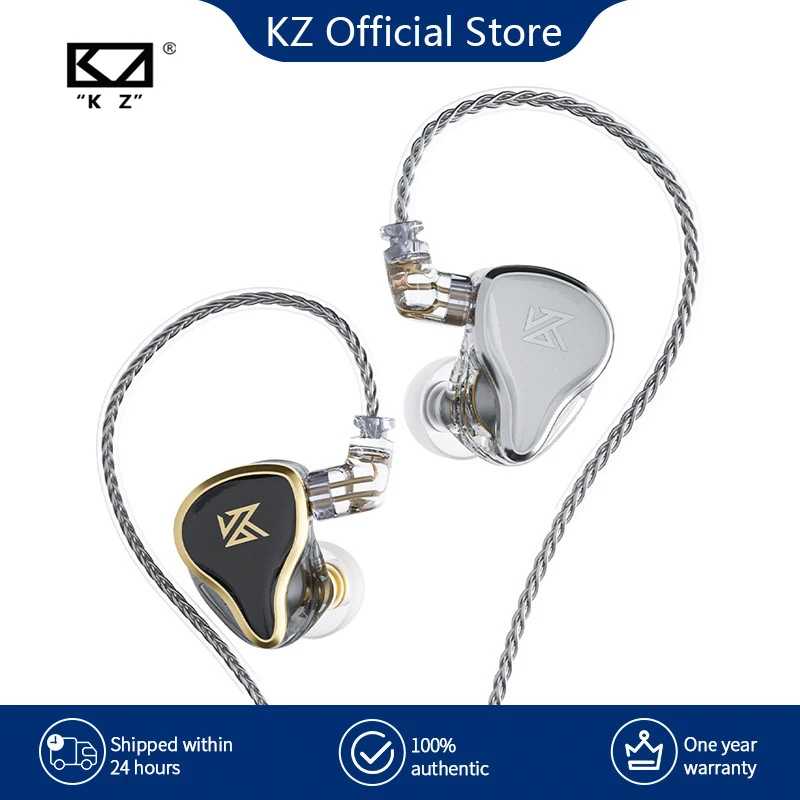 KZ ZAS 16 шт. наушники 7BA + 1DD динамические гибридные наушники Hi-Fi бас спортивная гарнитура с шумоподавлением в ушных мониторах 