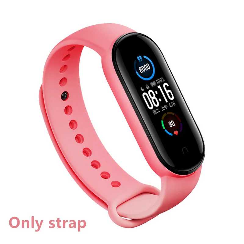 Фотография №3 товара Мягкий силиконовый ремешок для xiaomi mi band 6 5, аксессуары