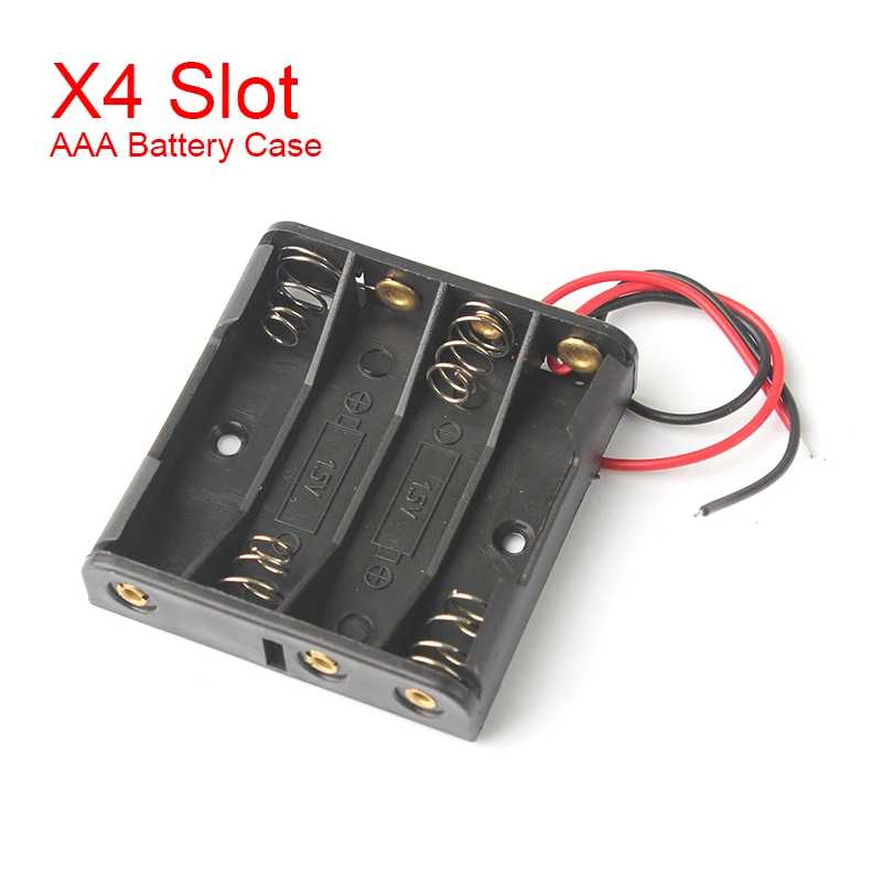 Фотография №4 товара Чехлы для аккумуляторов DIY AAA 1X 2X 3X 4X AAA,