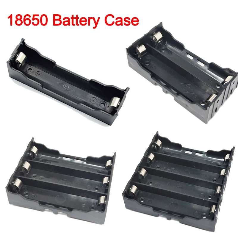 Новый DIY ABS 18650 Чехлы для аккумуляторов 1X 2X 3X 4X 18650 Чехол для хранения аккумуляторов 1 2 3 4 слота Контейнер для аккумуляторов Жесткий штифт Аксессуары и запчасти