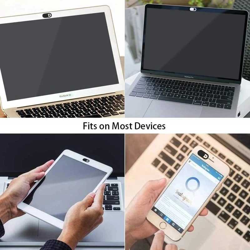 Фотография №5 товара Защитная накладка-слайдер для веб-камеры: для iPad, ПК, Macbook, универсальная наклейка