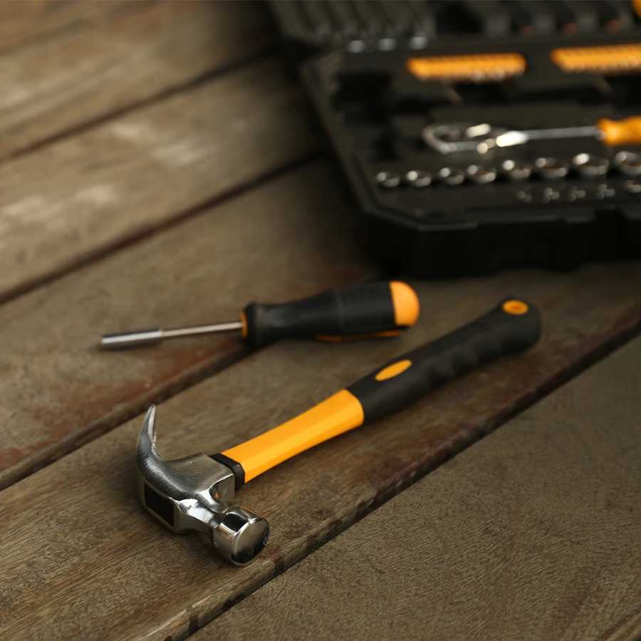 Фотография №4 товара набор инструментов DEKO edc 128 шт., универсальный набор ручных инструментов