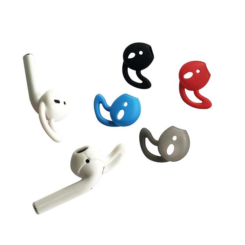 Фотография №5 товара Силиконовые наушники-вкладыши для Airpods, 1 пара, беспроводные Bluetooth-наушники, затычки для