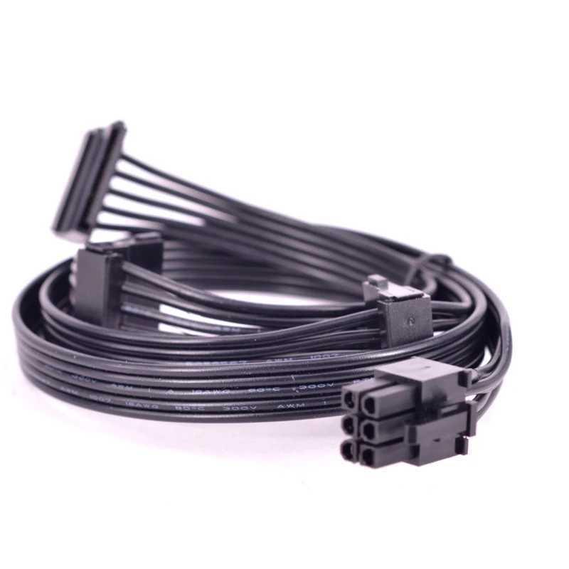 Фотография №2 товара 8-контактный PCIe SATA 4-контактный периферийный кабель для Thermaltake TT Toughpower