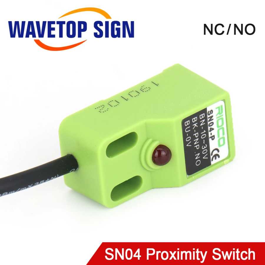 Датчик обнаружения металла WaveTopSign SN04-N/P, 10-30В DC, индуктивный бесконтактный переключатель для проверки металла, NPN PNP NC NO, 3-проводной Деревообрабатывающее оборудование и аксессуары