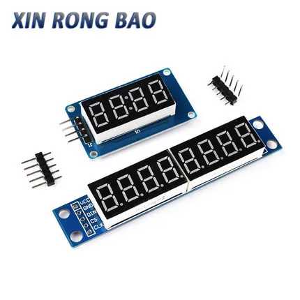 Модуль светодиодного дисплея TM1637 для Arduino, 7 сегментов, 4 бита, 1,5-дюймовые часы, красная анодная цифровая трубка, комплект с четырьмя серийными драйверами Электротовары