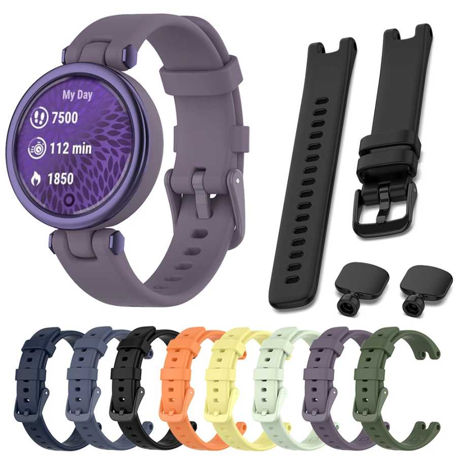 Для Garmin Лили Смарт-часы с заменой ремешка силиконовый наручный ремешок для смарт-часов Garmin лилии для женщин Фитнес Спорт браслет Аксессуары для часов