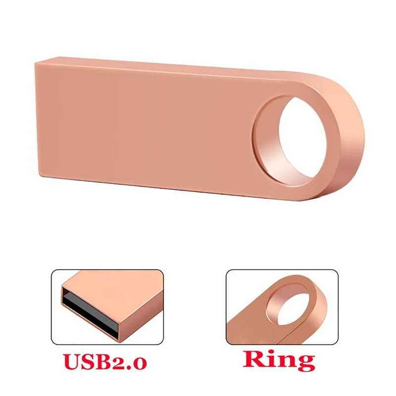 Фотография №2 товара 100% оригинальный металлический флэш-диск USB2.0 8 ГБ 16 ГБ 32