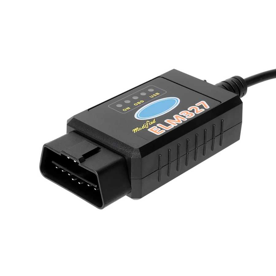 Фотография №1 товара Автомобильный диагностический сканер ELM327 V1.5 с USB-переключателем