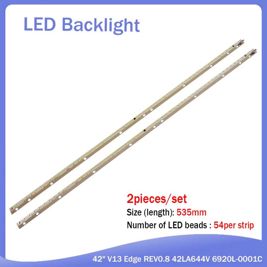 Новая светодиодная лента 54LED 535MM для 42LA644V KDL-42R500A LED42K560X3D LC420EUN(SF)(F1) 6922L-0051A 6920L-0001C 6916L1269A Серверы и промышленный компьютер
