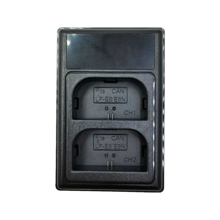 Двойное зарядное устройство LP-E6 Type-C LCD с USB на Micro USB для Canon R5 R6 5D Mark IV III II 5DSR 90D 80D 70D 6D 7D LP E6 E6N LPE6 LP-E6N Аксессуары и запчасти