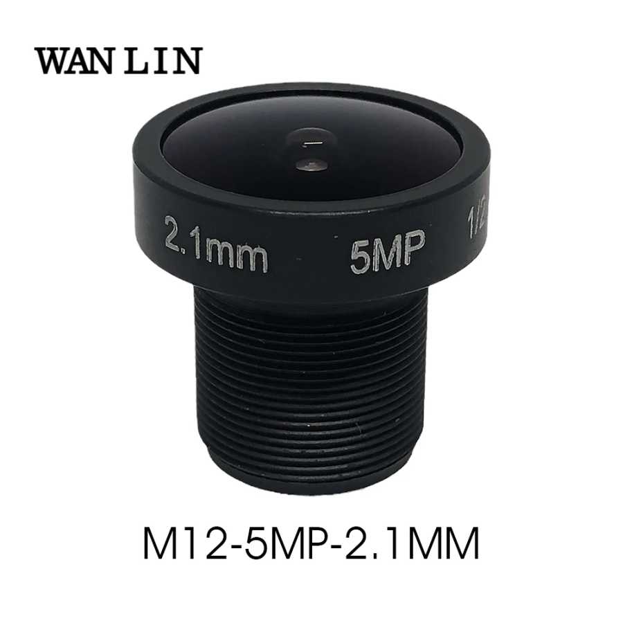 5MP HD 2,1 мм объектив для видеонаблюдения 5,0 мегапикселей объективы IP-камеры MTV Board IR M12 объектив F2.0 1/2,5 "формат изображения для HD-камер безопасности Видеонаблюдение