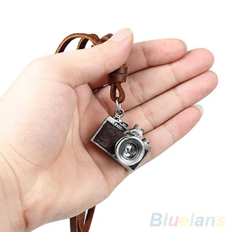 Фотография №4 товара Женское и мужское ожерелье BLUELANS с подвеской в виде фотокамеры,
