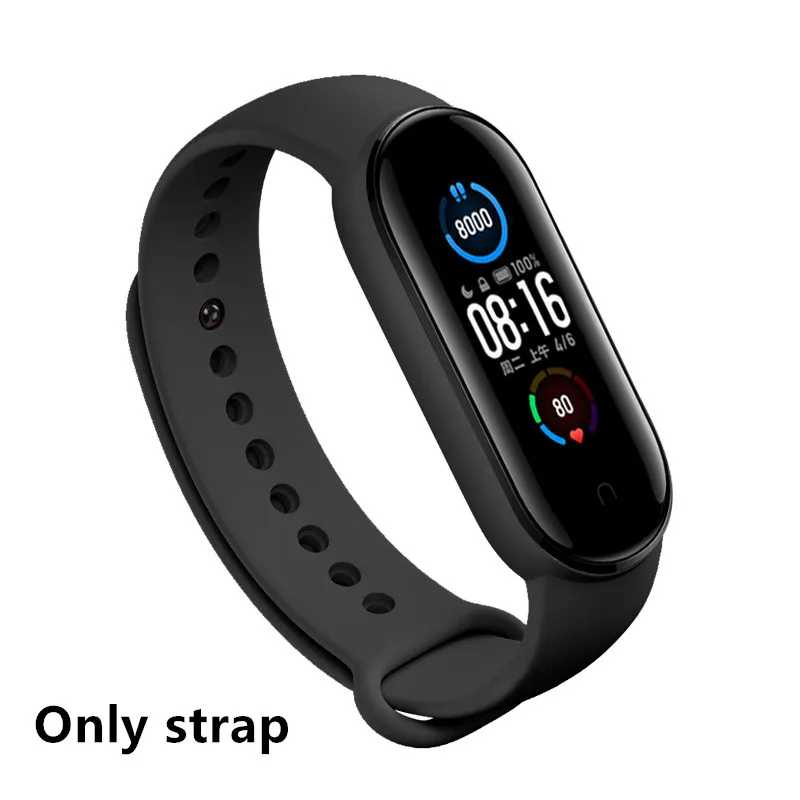 Фотография №1 товара Мягкий силиконовый ремешок для xiaomi mi band 6 5, аксессуары