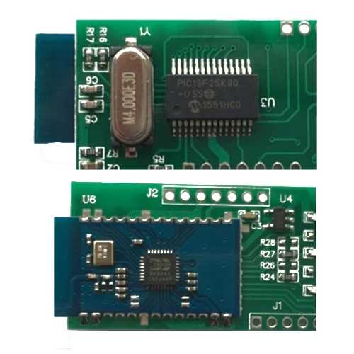 Фотография №5 товара Новейший сканер ELM327 V1.5 PIC18F25K80 ELM327 OBD2 ELM 327 Bluetooth-совместимый