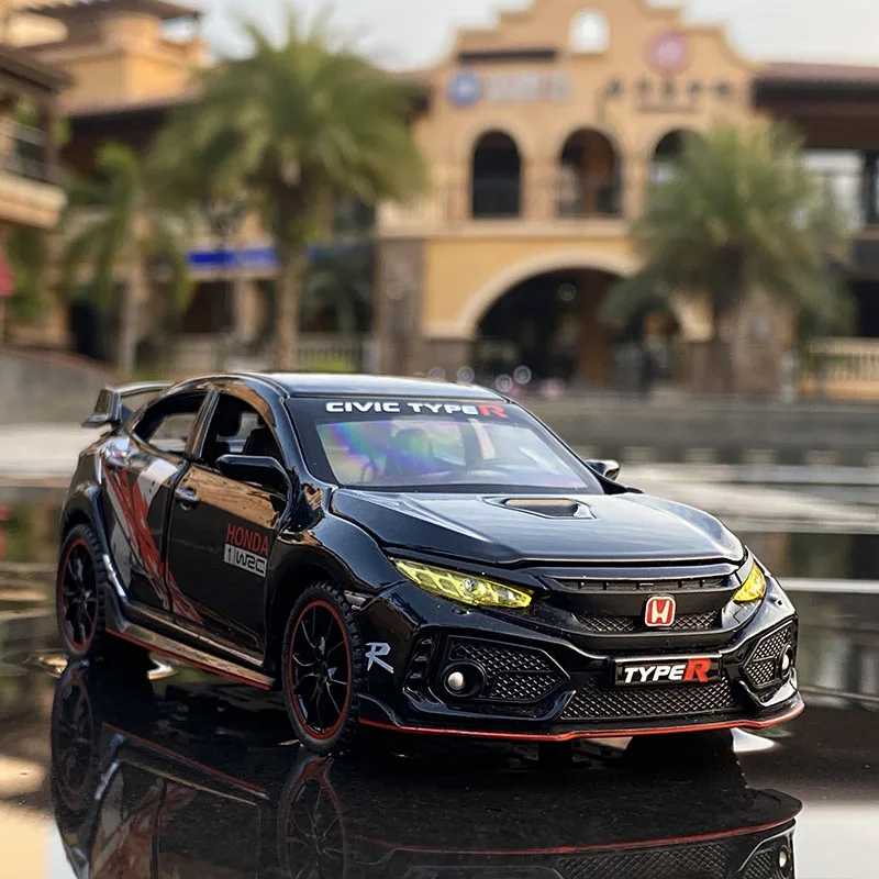 Фотография №2 товара Модель спортивного автомобиля HONDA CIVIC Тип R, 1:32, Литые и