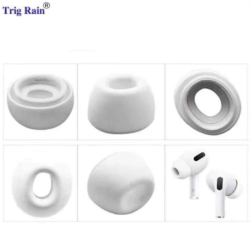 Фотография №3 товара Силиконовый чехол для наушников Airpods Pro, беспроводные Bluetooth-совместимые амбушюры, чехлы