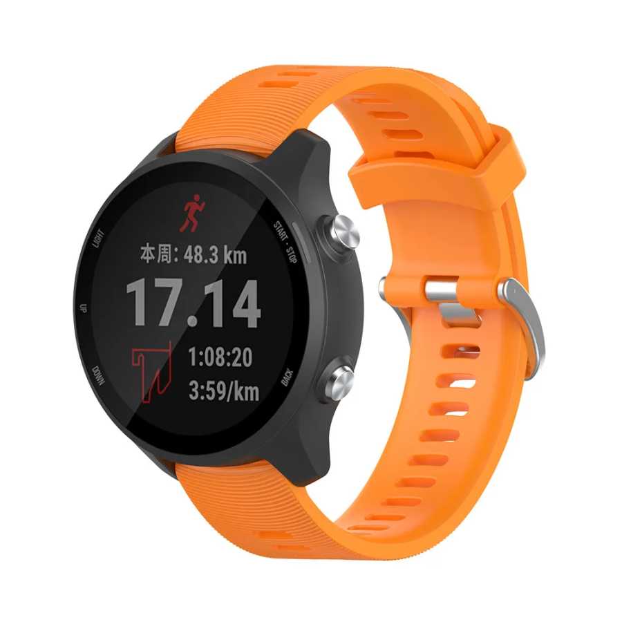 Фотография №1 товара Силиконовый ремешок 20 мм для Garmin Forerunner 245 245M 645,
