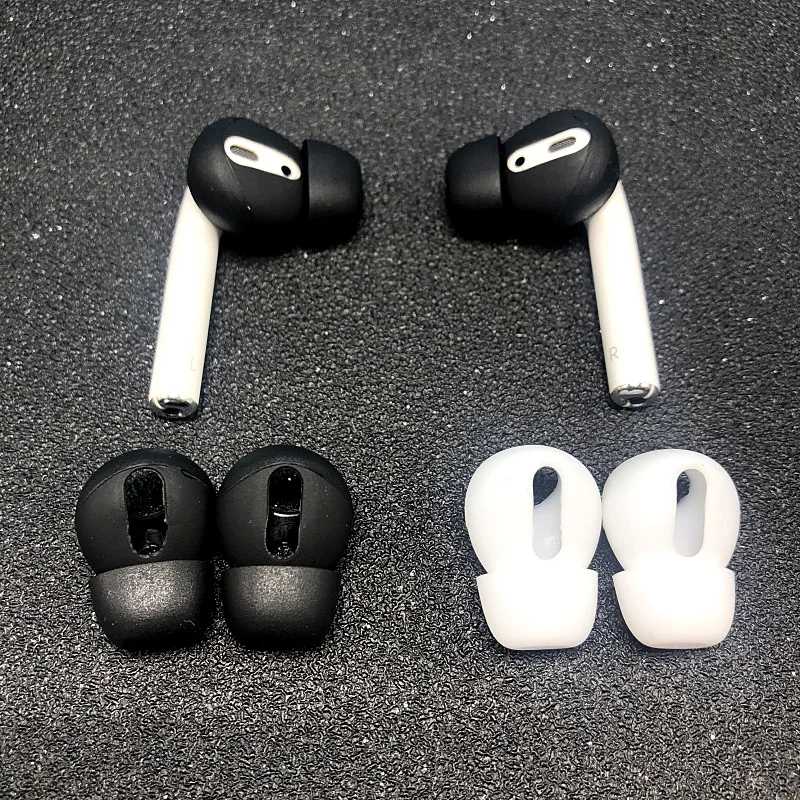 Ear pads for Airpods 1/2 Wireless Bluetooth Iphone Earphones Silicone Covers Caps Earphone Case Earpads Eartips 2pcs/Pair Портативное аудио и видео