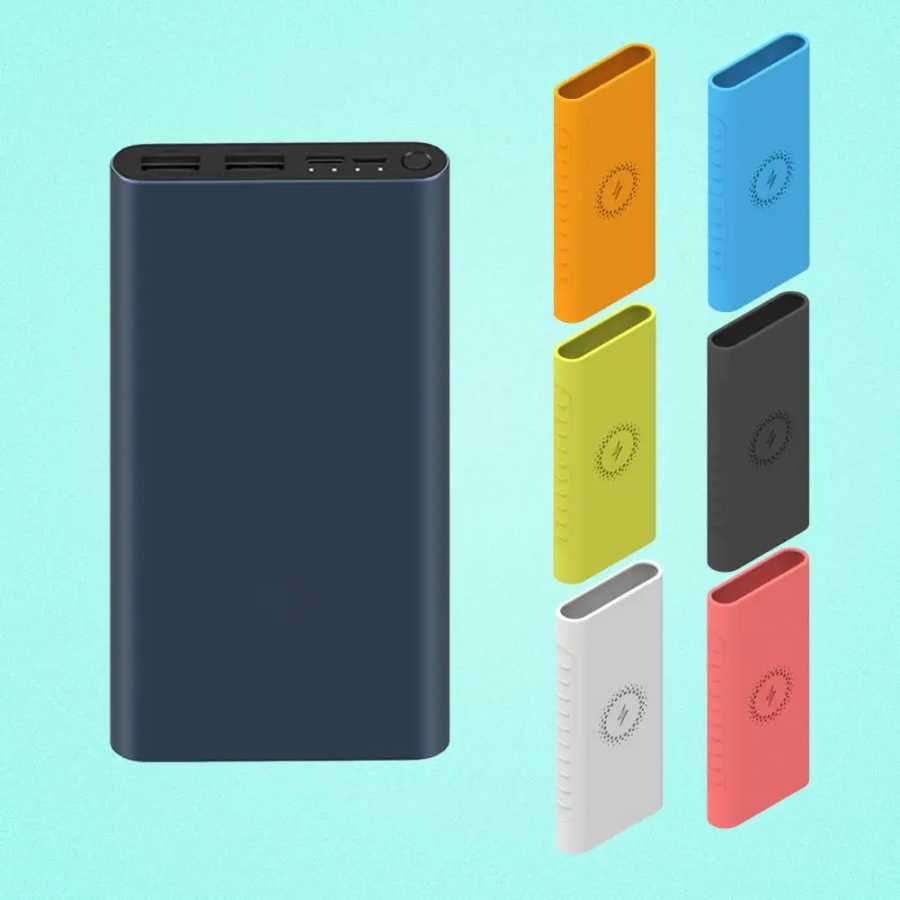 Фотография №1 товара Новый силиконовый защитный чехол для xiao mi Power Bank 10000