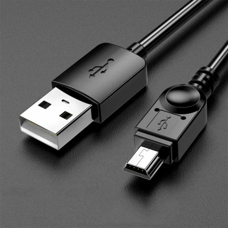 Мини USB 1 м 2 м кабель Mini USB к USB быстрое зарядное устройство кабель для MP3 MP4 плеера Автомобильный DVR GPS цифровой камеры HDD Mini USB Аксессуары для мобильных телефонов