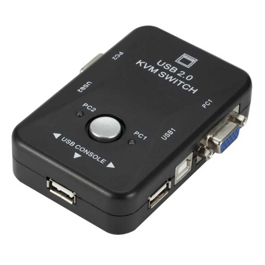 Фотография №5 товара BGGQGG KVM-переключатель vga-кабель USB 2,0 vga-разветвитель для USB-ключей, клавиатуры, мыши,