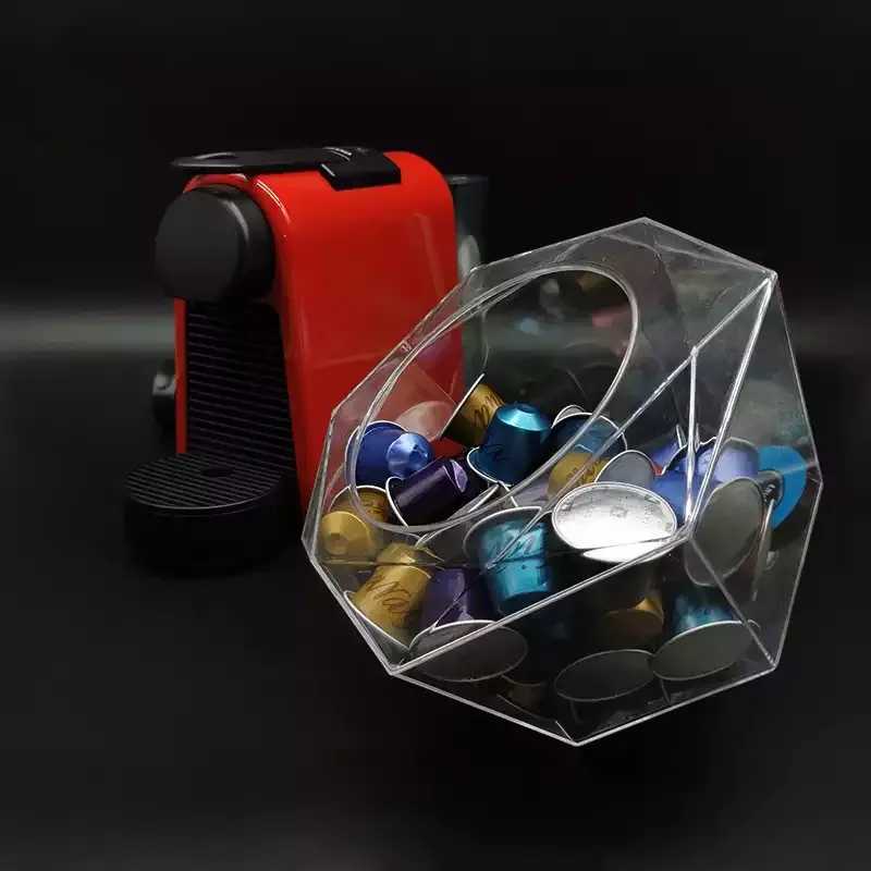 Фотография №2 товара Прозрачный держатель для кофейных капсул для Dolce Gusto Nespresso, акриловый