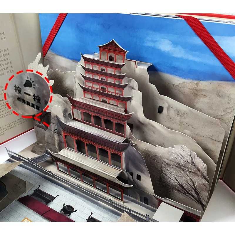 Фотография №2 товара Открытая книга с объемными изображениями Великой архитектуры Китая, Запретный город,