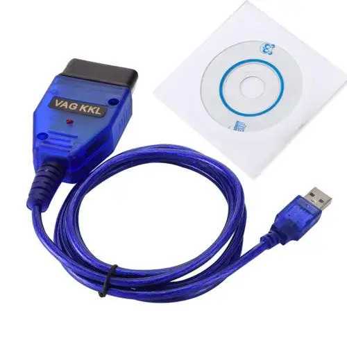 Фотография №4 товара Автомобильный USB-кабель интерфейса Vag-Com KKL VAG-COM 409.1 OBD2 II OBD