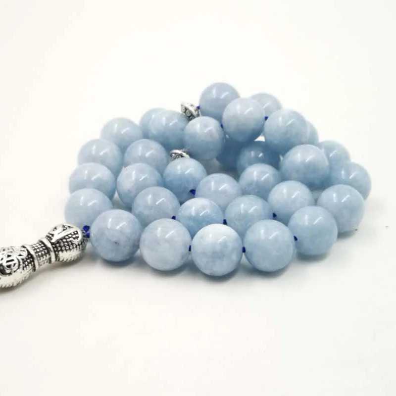Фотография №3 товара Tasbih женские браслеты с камнями и аквамаринами Мисбаха, специальный подарок