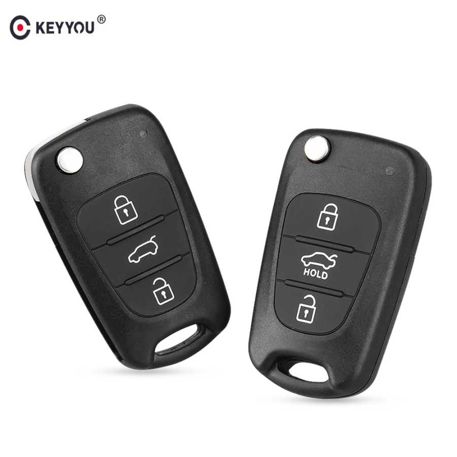 Корпус для ключа KEYYOU, 3 кнопки для Kia K2, K5, Rondo, Sorento, Sportage, Soul, Rio Стартеры