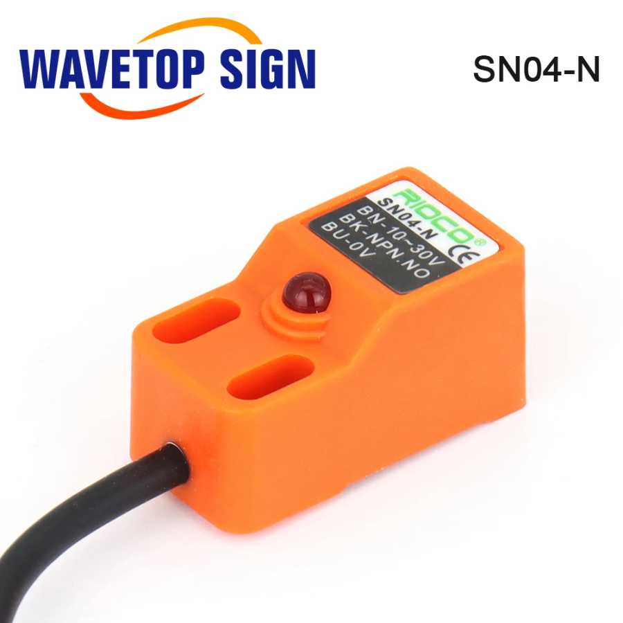 Фотография №2 товара Датчик обнаружения металла WaveTopSign SN04-N/P, 10-30В DC, индуктивный бесконтактный переключатель