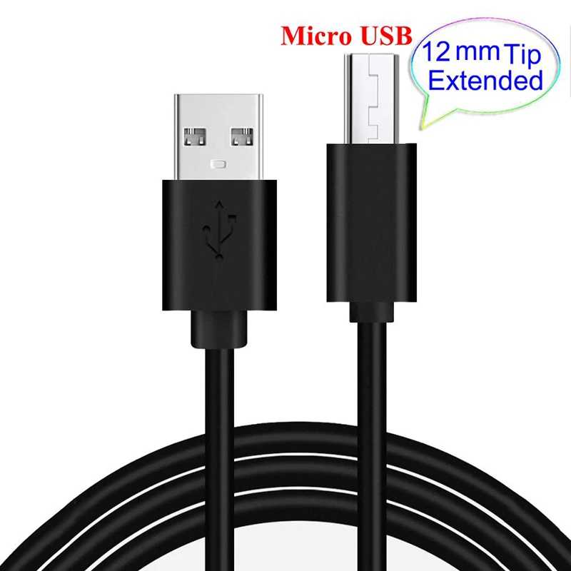 Удлиненный разъем кабеля Micro USB с удлиненным наконечником 12 мм для прочного телефона Blackview BV6100 A60 BV4000/BV5800 Pro BV6000 BV6000s Аксессуары для мобильных телефонов